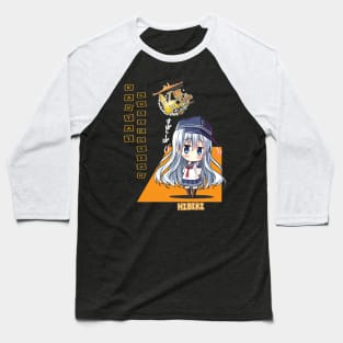 Chibi Hibiki Kantai Collection Baseball T-Shirt